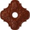 Ekena Millwork Peralta Ceiling Medallion (Fits Canopies up to 4 5/8"), 17 3/4"OD x 3 1/8"ID x 1"P, Firebrick CM17PEFIF - alternate 1